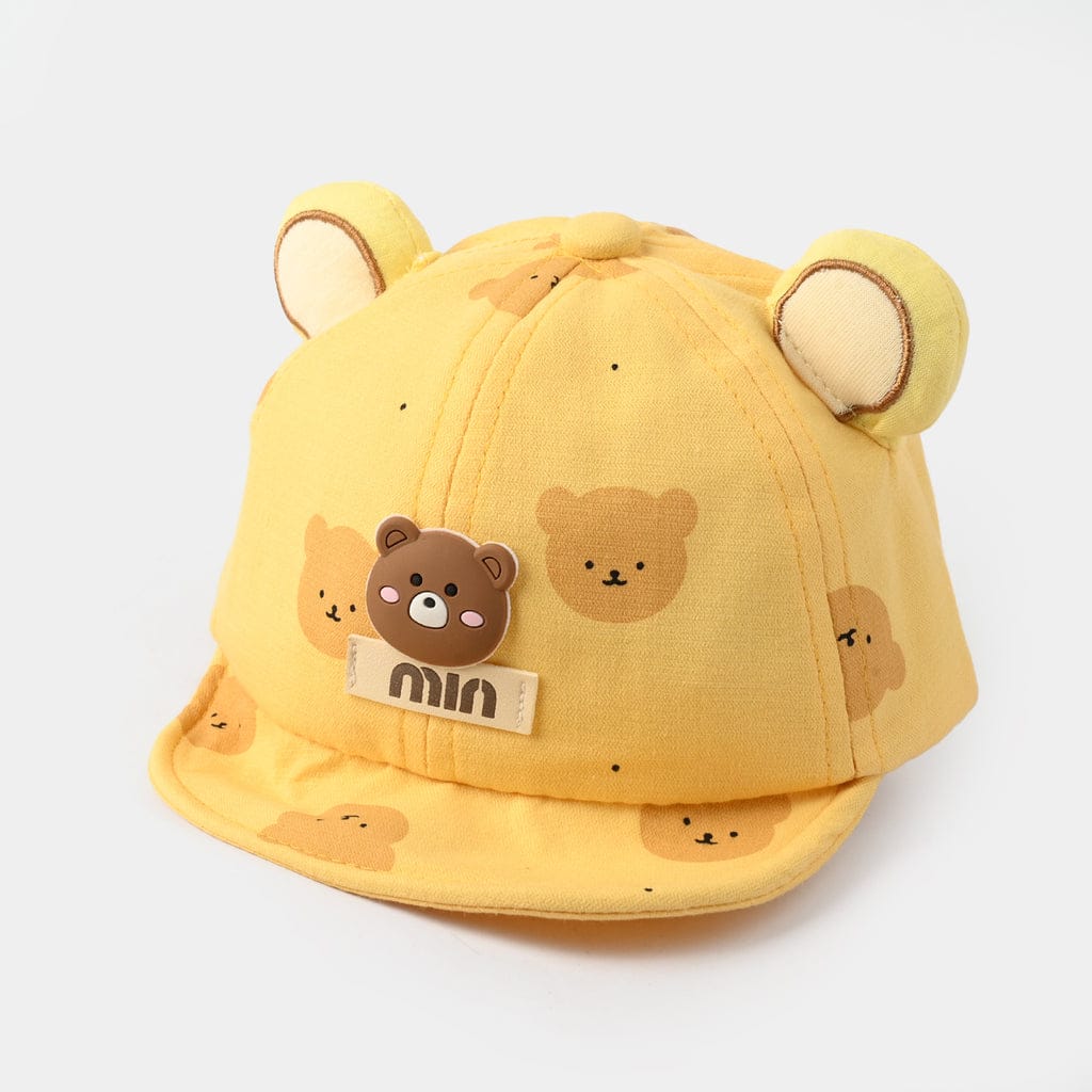 Infant Baby Cap-Yellow
