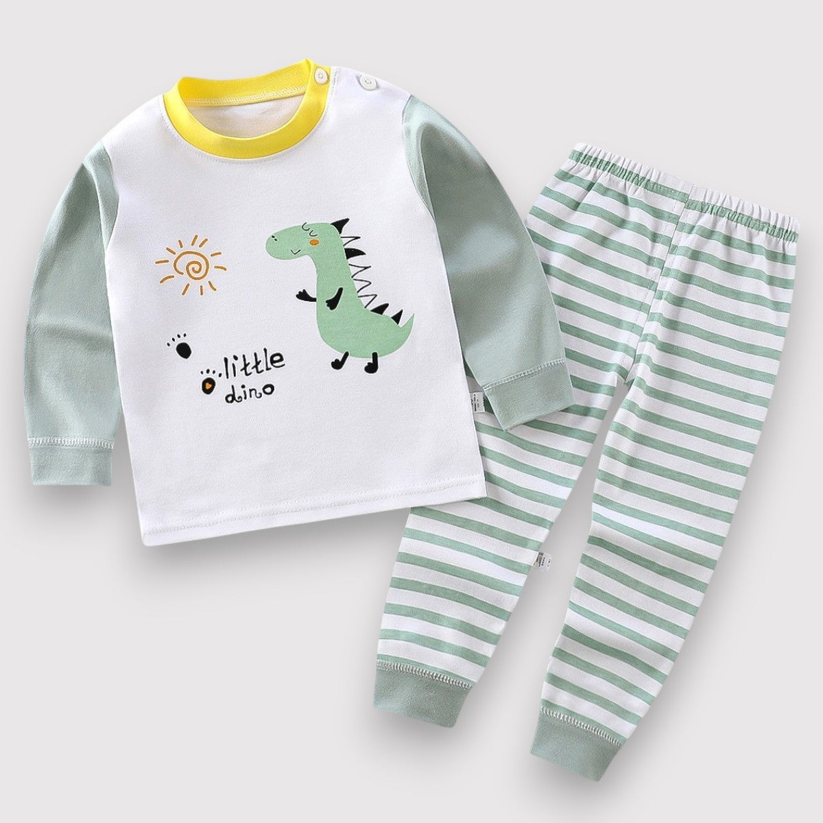 Autumn Pajama Set-Dino