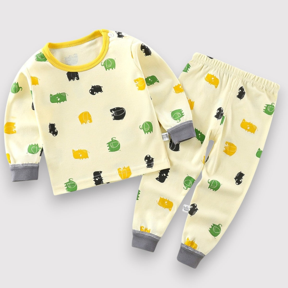 Autumn Pajama Set-Elephants