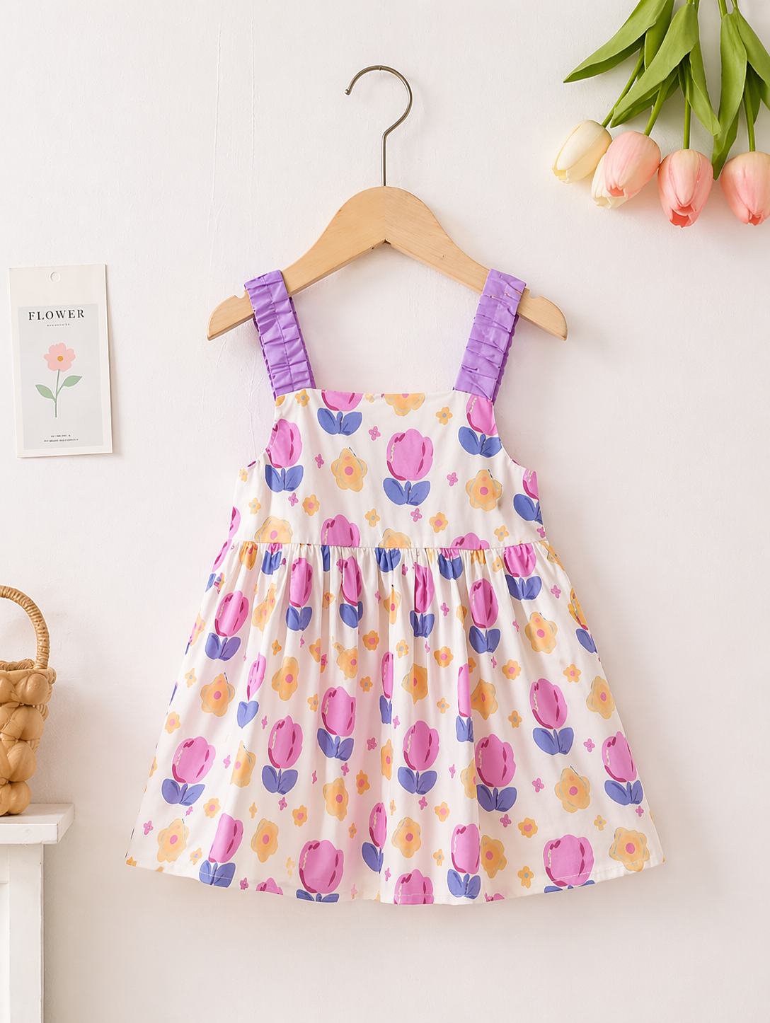 Girls summer dress-tulip