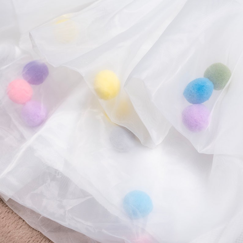 Girls Formal dress- Pompom Princess