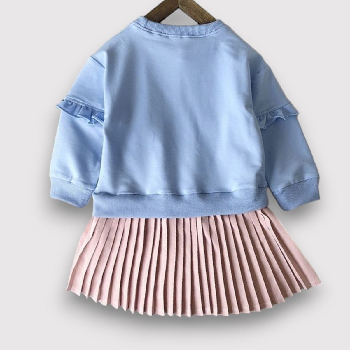 Girls Pleated Winter Dress