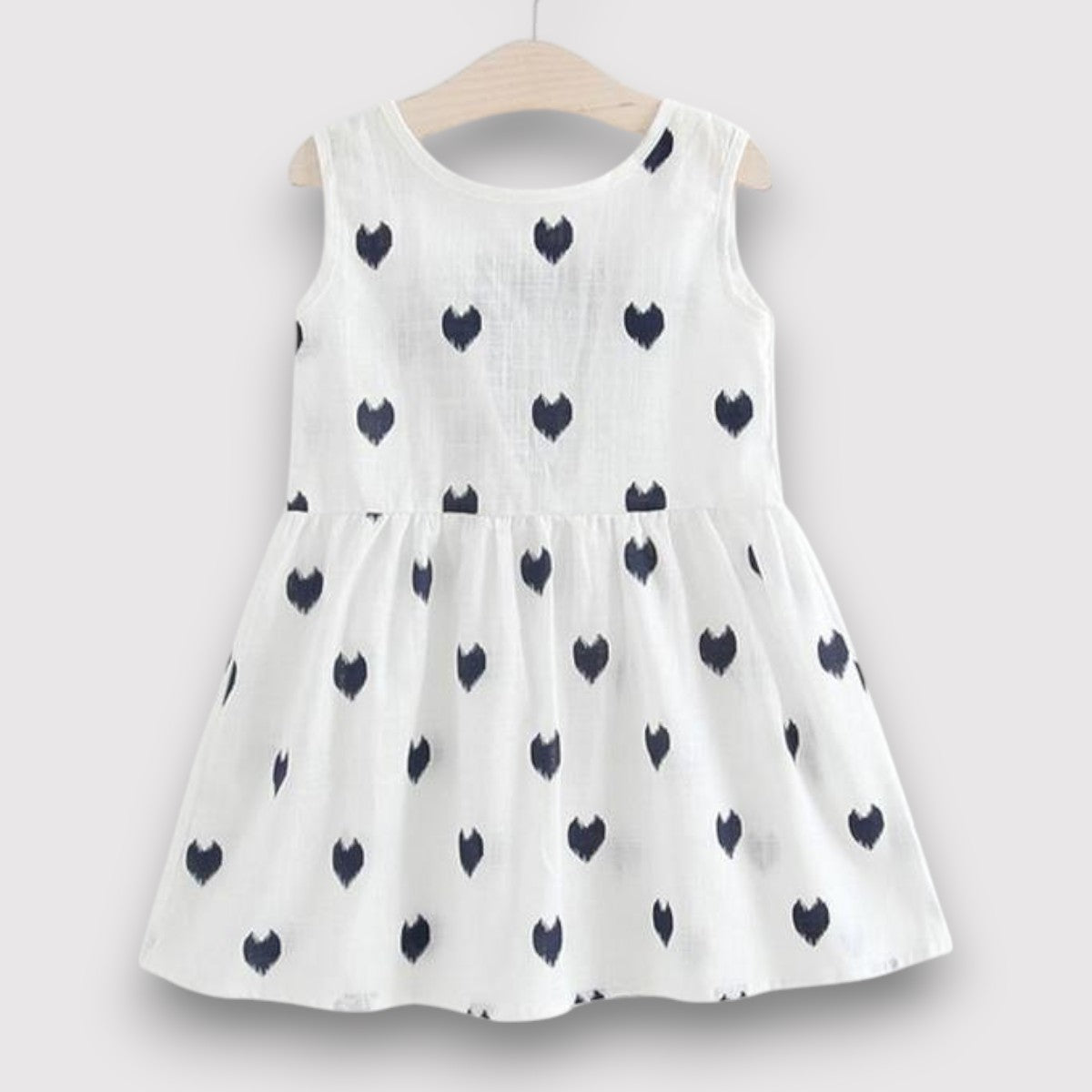 Girls Summer Frock-Hearts