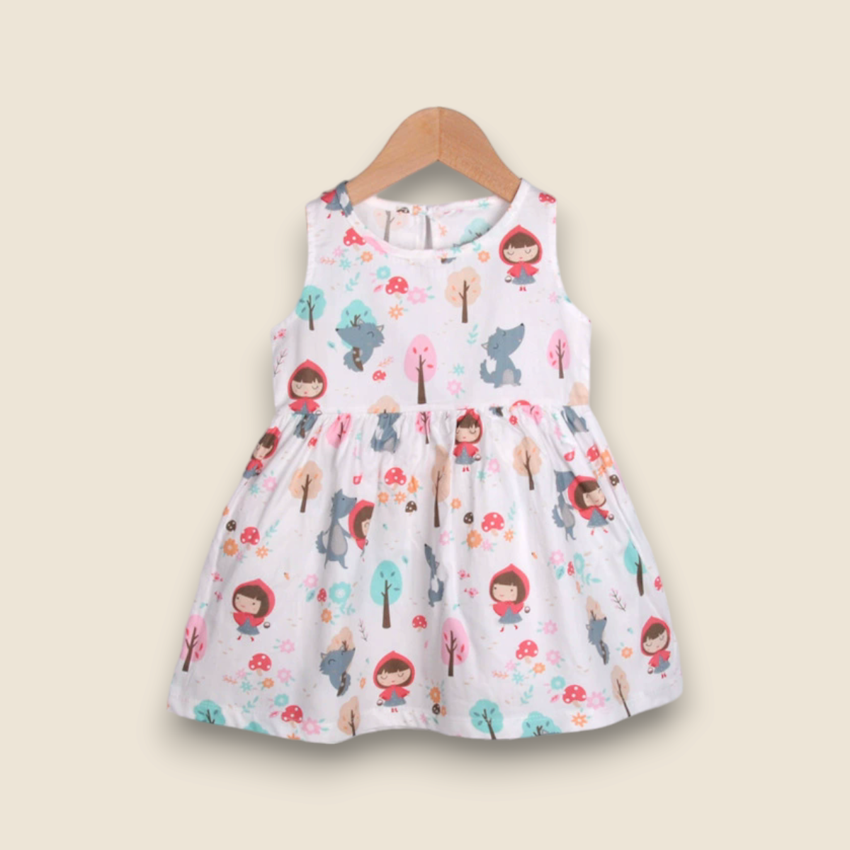 Girls Summer dress- Red riding hood