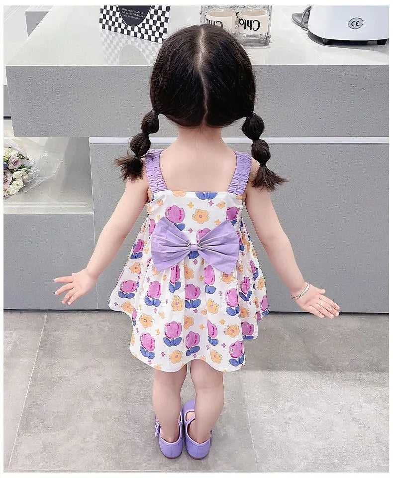 Girls summer dress-tulip