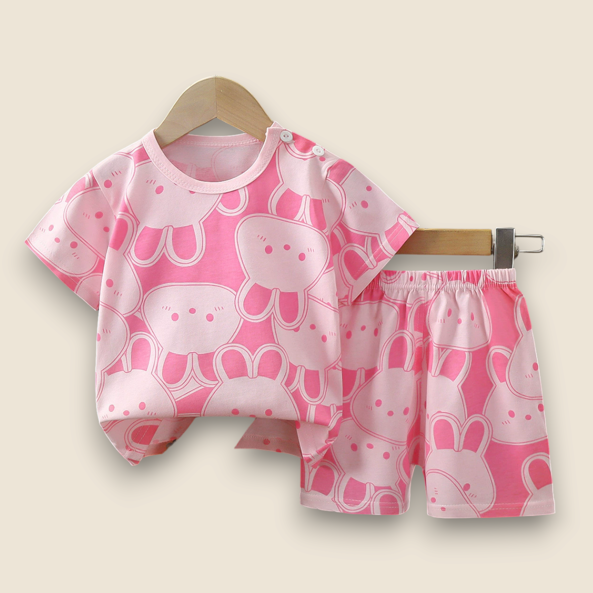 Girls Summer set- Pinky bunnies