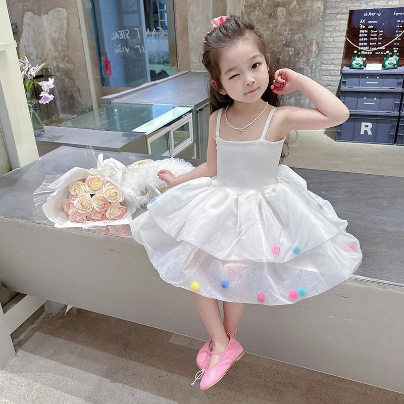 Girls Formal dress- Pompom Princess