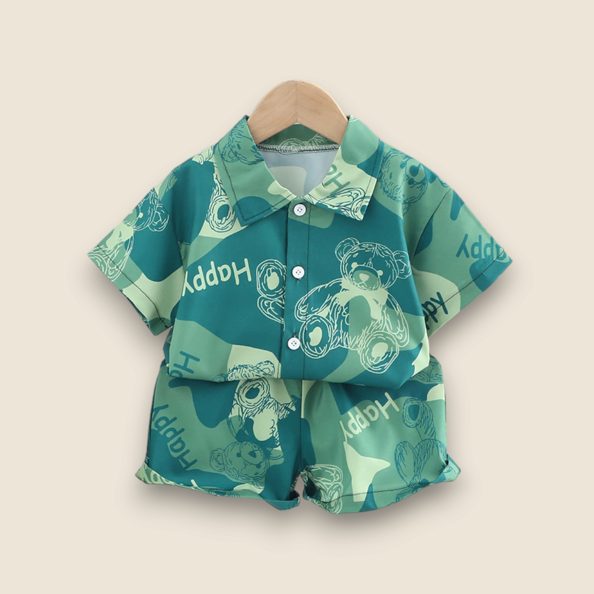 Boys Summer set-Happy bear