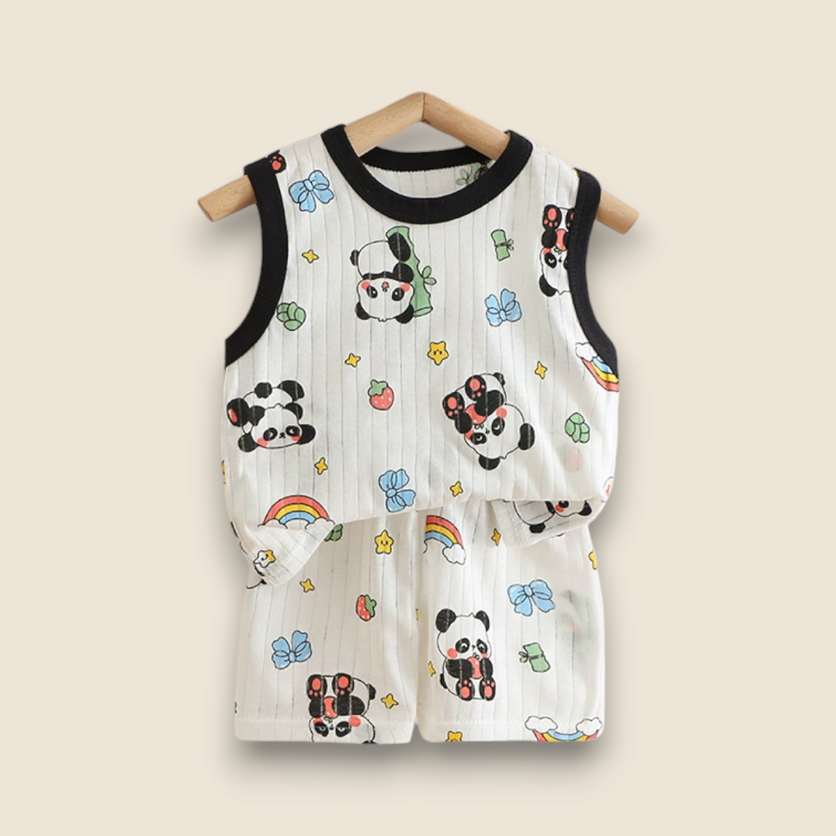 Summer Sando set-Panda