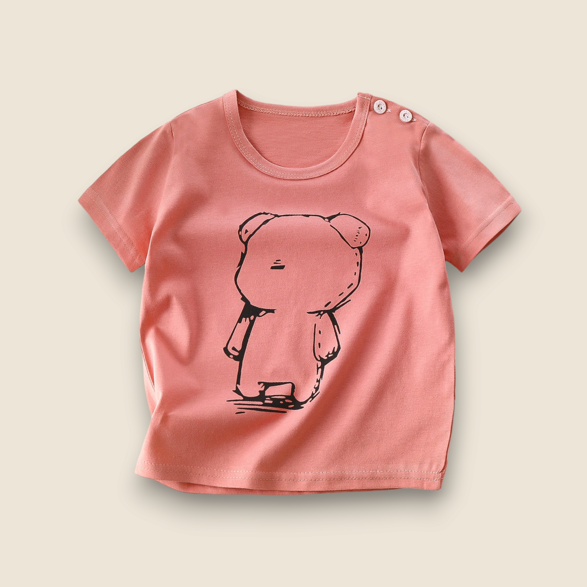 Summer T-shirt-Beary minimal