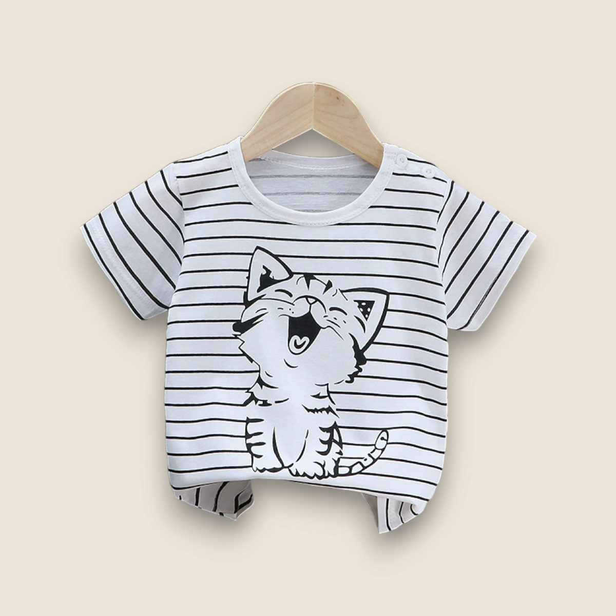 Summer T-shirt-Laughing Cat