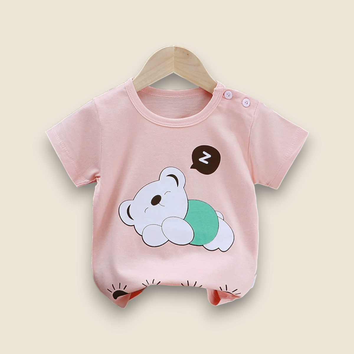 Summer T-shirt-Sleepy Bear
