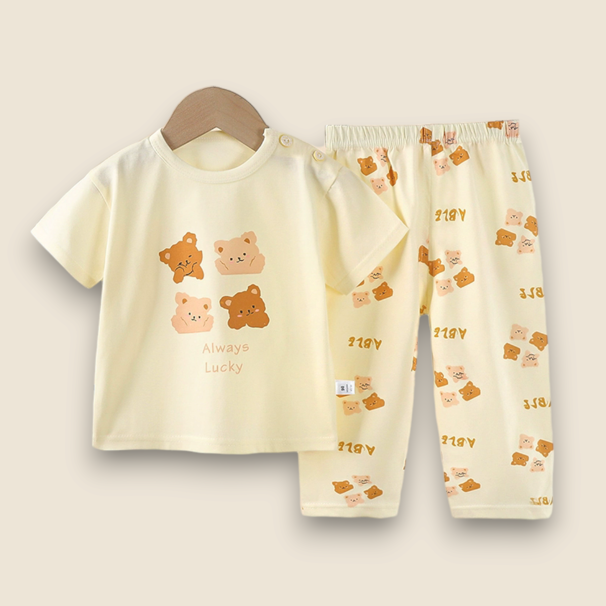 Summer Pajama set-Bear family