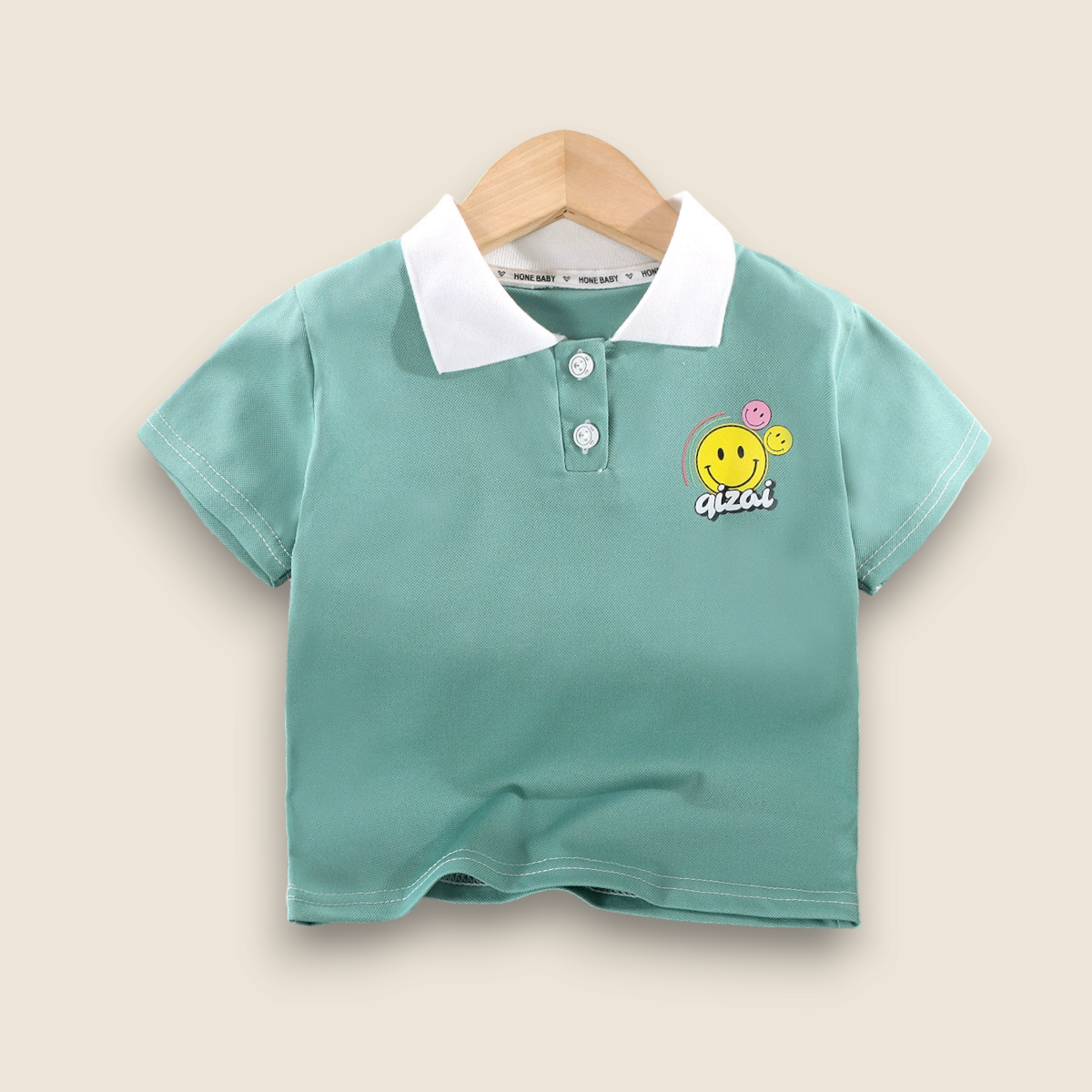 Summer polo shirt-Sea green