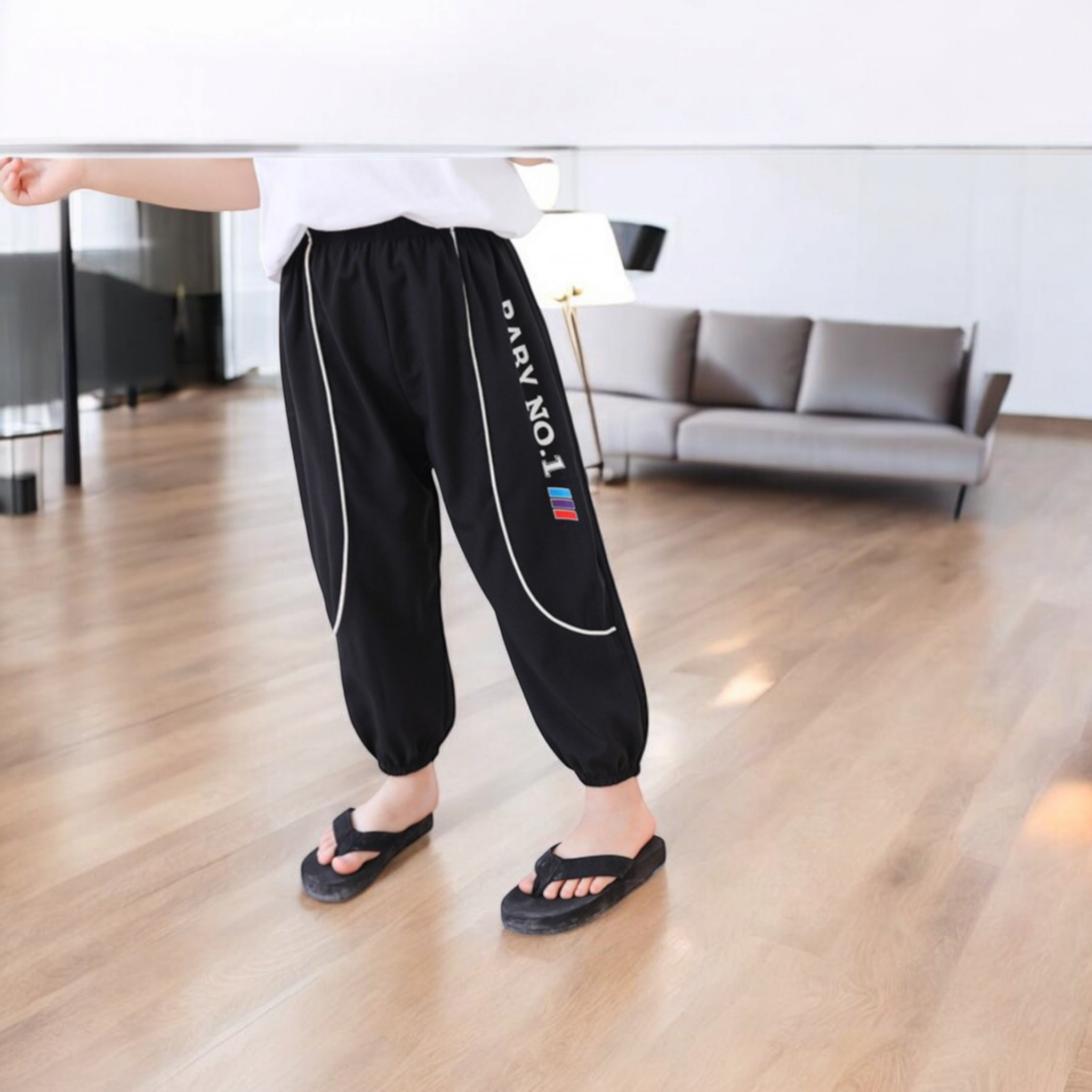 Summer Track Pant-Black