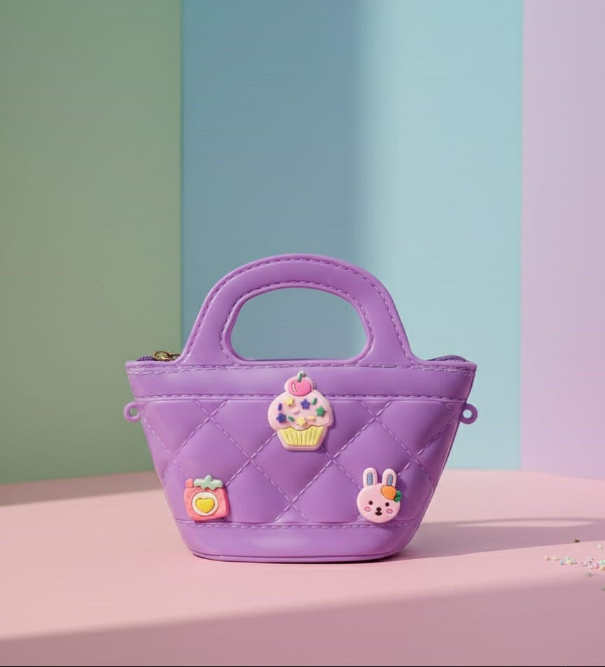 Crossbody Kids Bag-Purple