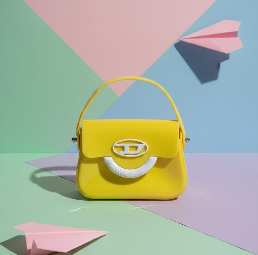 Crossbody Kids Bag-Yellow