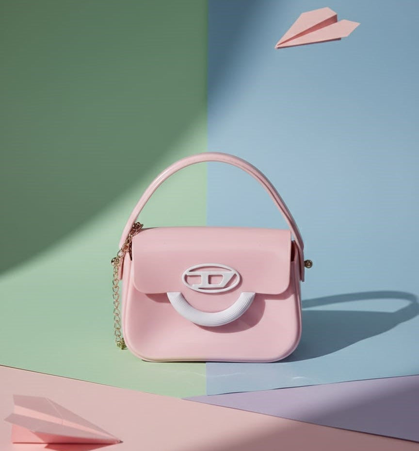 Crossbody Kids Bag-Pink