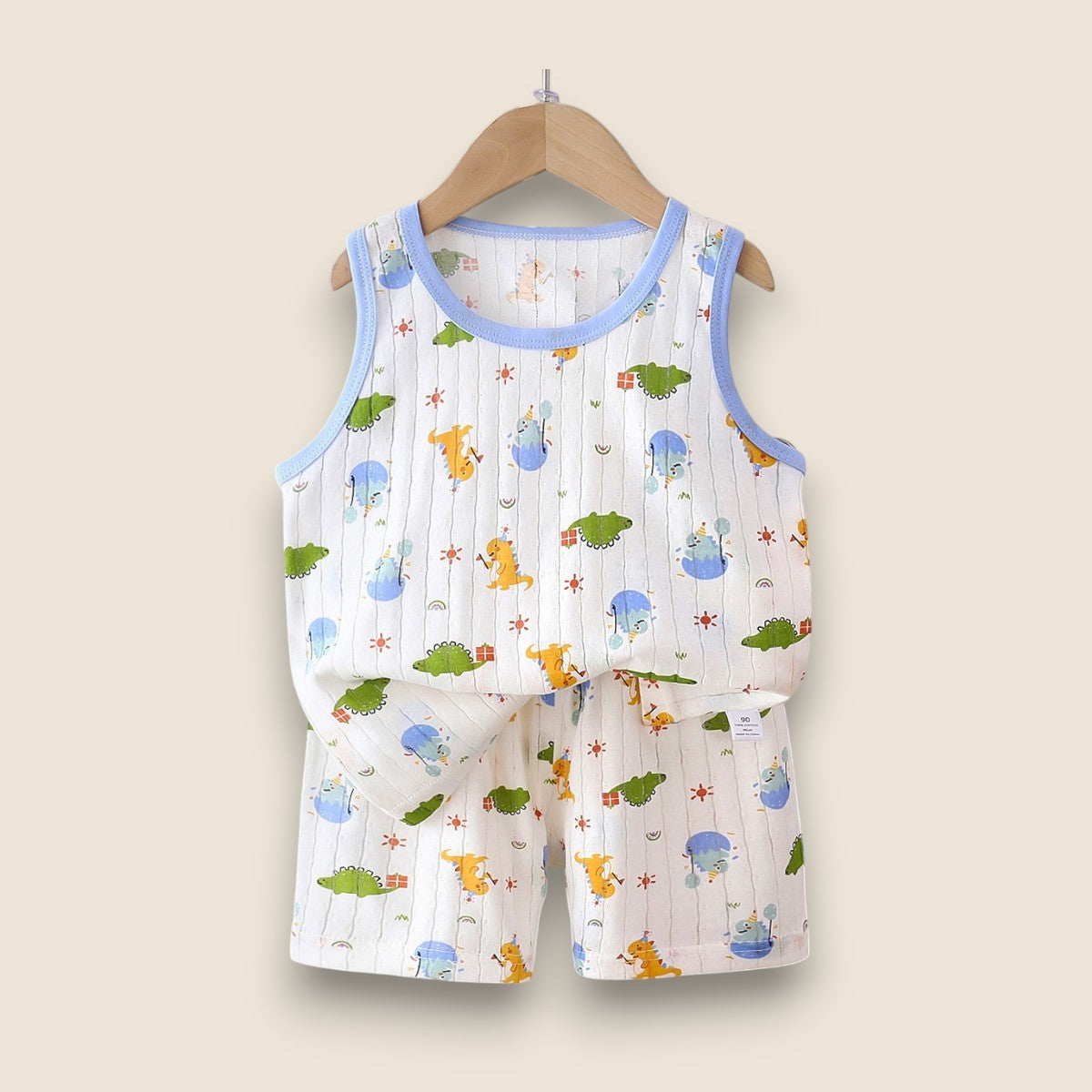 Cotton Summer Set-Dino Celebration