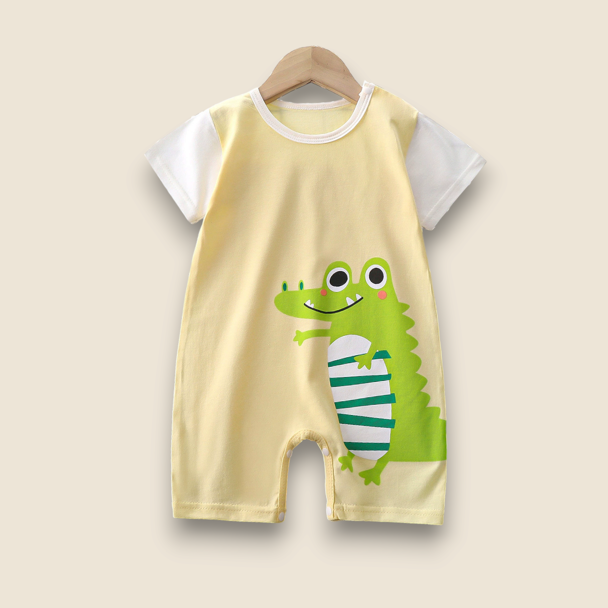 Baby Summer Romper-Crocodile