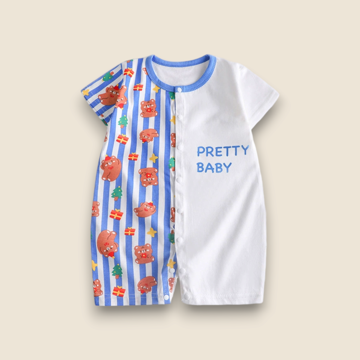Baby Summer Romper-Pretty Baby (Blue)