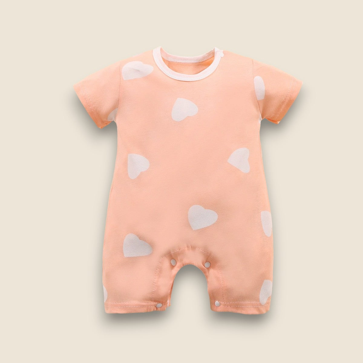 Baby Summer Romper-Hearts