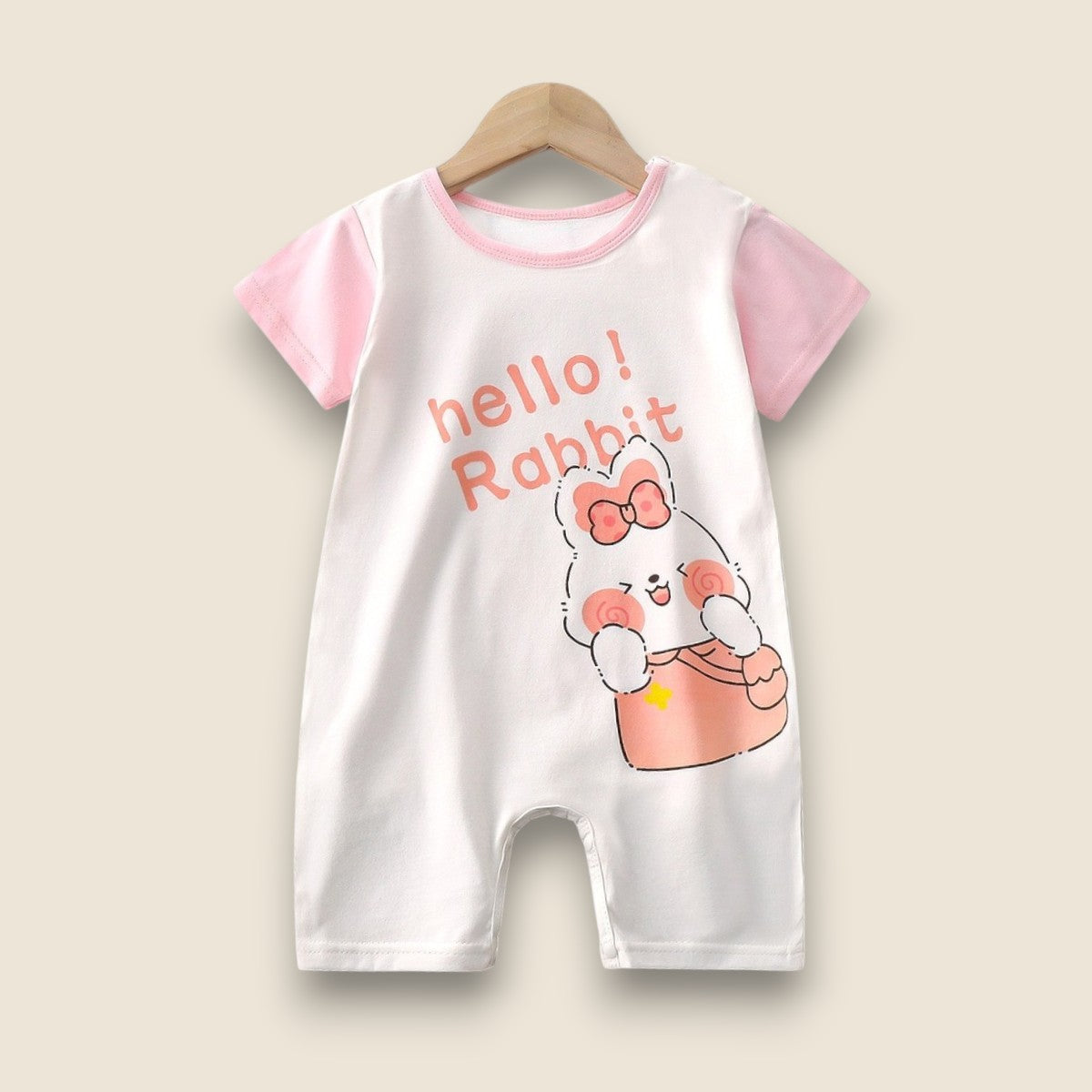 Cotton Summer Romper-Hello Rabbit