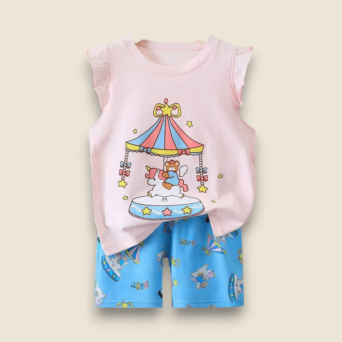 Cotton Summer Set-Merry Go Round