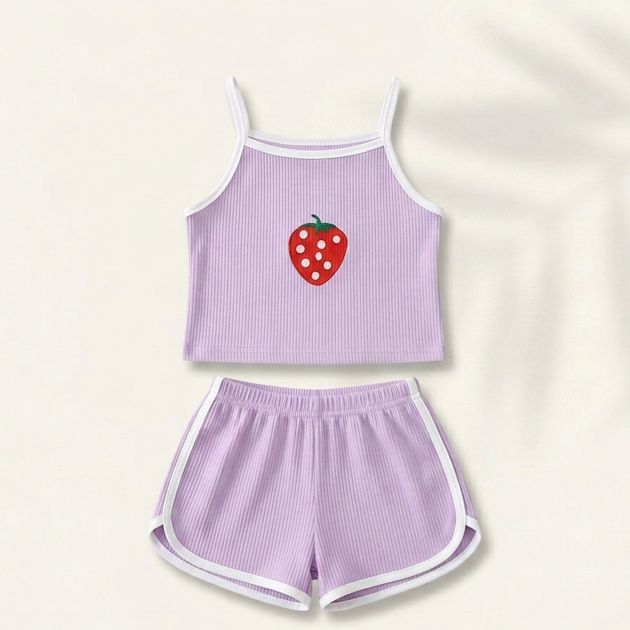 Girls Summer set-Lilac