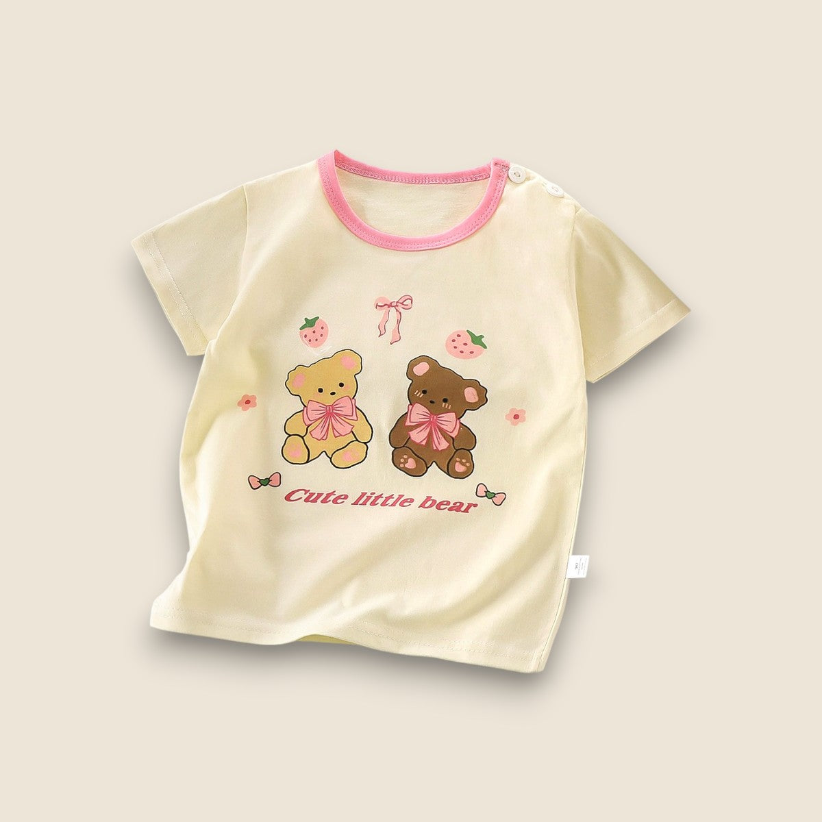 Summer T-shirt-Cute Little Bear